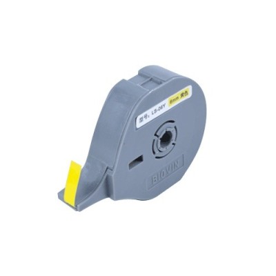 LS-06Y taśma samoprzylepna żółta 6 mm do drukarek oznaczników K900 i S700E