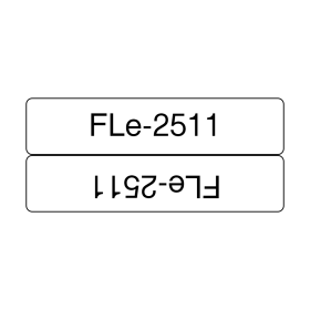 Etykiety cięte Brother FLe-2511